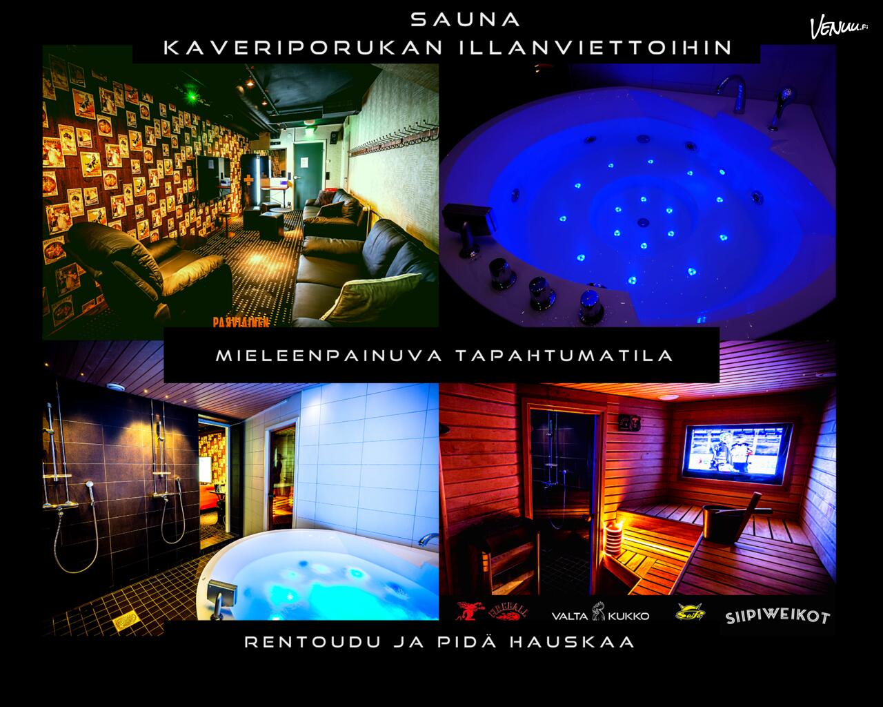 Valta & Kukko / Sauna & poreallas Katso kuvat ja varaa Venuu.fi