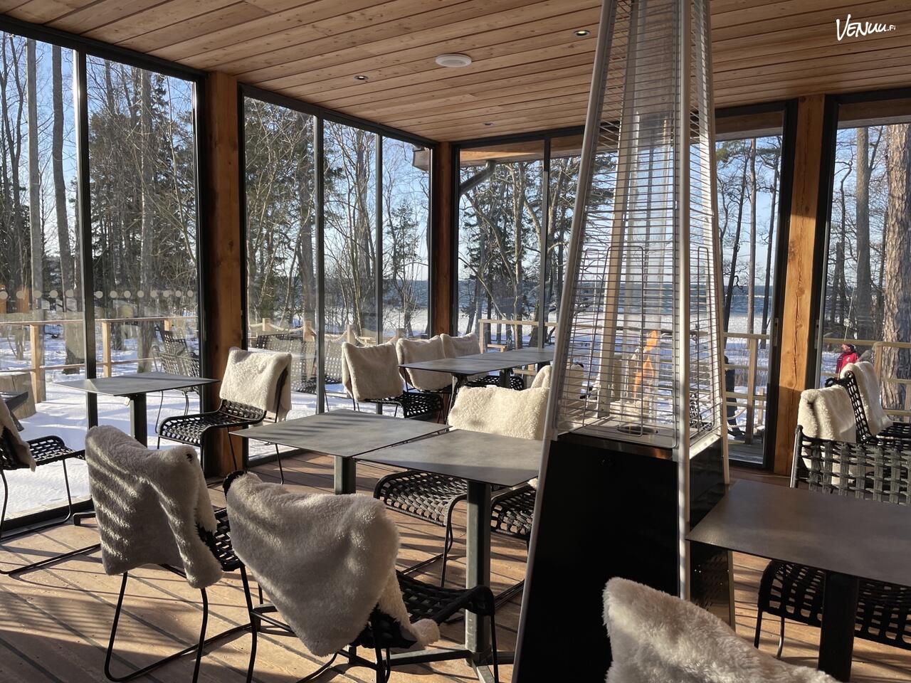 Paseo cafe grill lasitettu terassi katso kuvat ja venuu fi