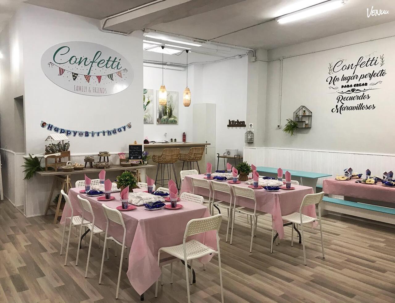 Confetti Reserva para tu evento